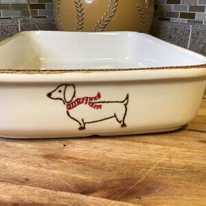 Made in Portugal Dachshund baking dish MINT CONDITION